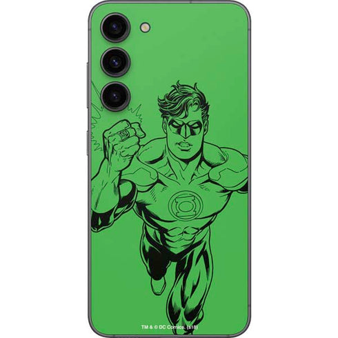 DC Comics Green Lantern Comic Pop Galaxy S23 Plus Skin