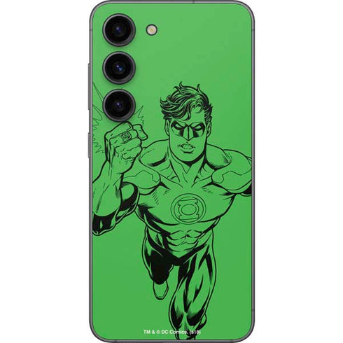 DC Comics Green Lantern Comic Pop Galaxy S23 Skin