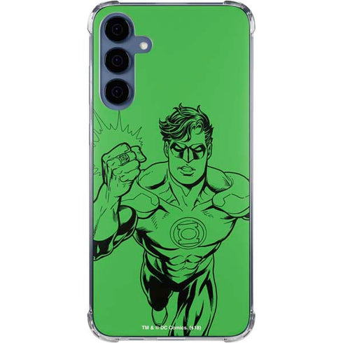 DC Comics Green Lantern Comic Pop Galaxy S24 Clear Case
