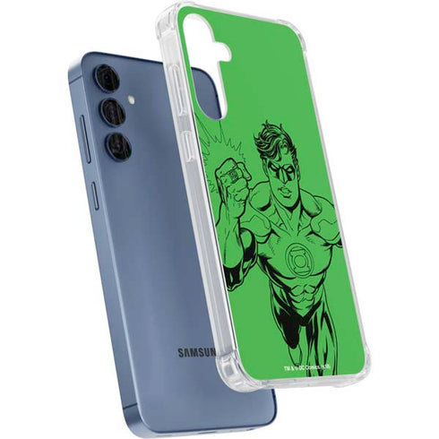 DC Comics Green Lantern Comic Pop Galaxy S24 Clear Case