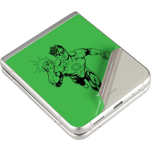 DC Comics Green Lantern Comic Pop Galaxy Z Flip3 5G Skin