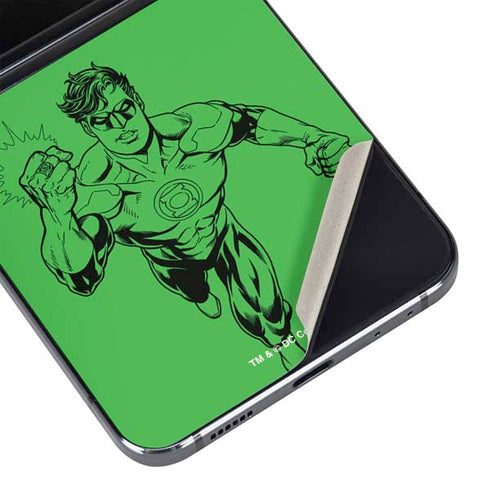 DC Comics Green Lantern Comic Pop Galaxy Z Flip5 5G Skin