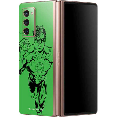 DC Comics Green Lantern Comic Pop Galaxy Z Fold2 5G Skin