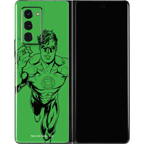 DC Comics Green Lantern Comic Pop Galaxy Z Fold2 5G Skin