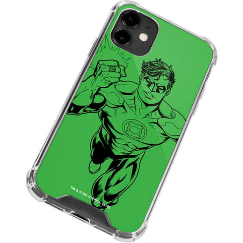 DC Comics Green Lantern Comic Pop iPhone 12 Clear Case