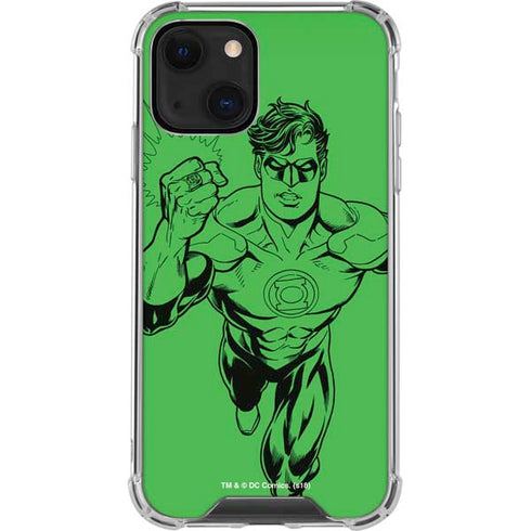 DC Comics Green Lantern Comic Pop iPhone 14 Clear Case