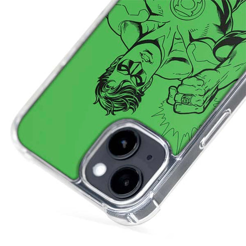 DC Comics Green Lantern Comic Pop iPhone 15 Plus MagSafe Case
