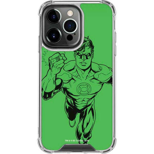 DC Comics Green Lantern Comic Pop iPhone 14 Pro Clear Case