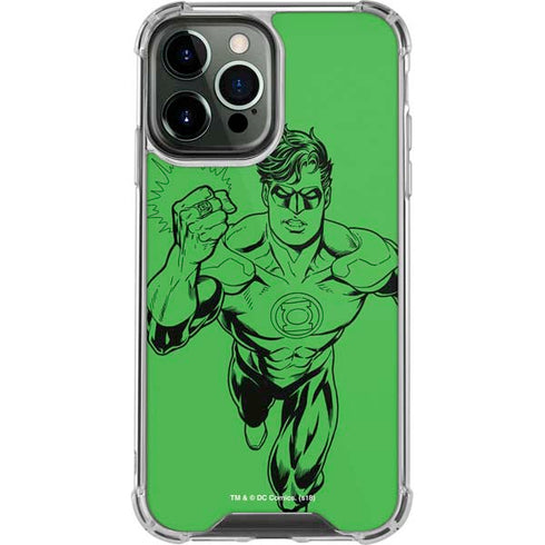 DC Comics Green Lantern Comic Pop iPhone 14 Pro Max Clear Case