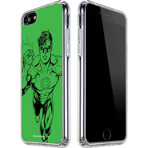 DC Comics Green Lantern Comic Pop iPhone SE (2nd & 3rd Gen) Clear Case