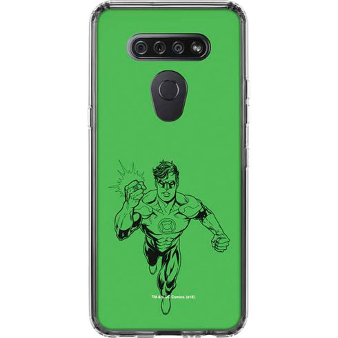 DC Comics Green Lantern Comic Pop LG K51/Q51 Clear Case
