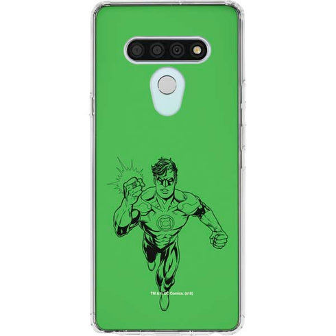 DC Comics Green Lantern Comic Pop LG Stylo 6 Clear Case