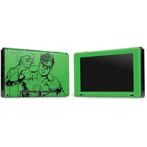 DC Comics Green Lantern Comic Pop Nintendo Switch Bundle Skin