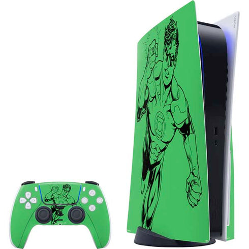 DC Comics Green Lantern Comic Pop PS5 Bundle Skin