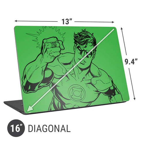 DC Comics Green Lantern Comic Pop Universal Laptop 16in (13 x 9.4in) Skin