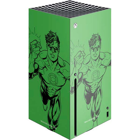 DC Comics Green Lantern Comic Pop Xbox Series X Console Skin