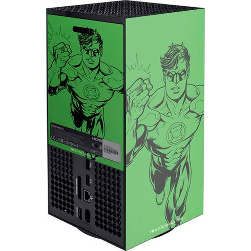 DC Comics Green Lantern Comic Pop Xbox Series X Console Skin