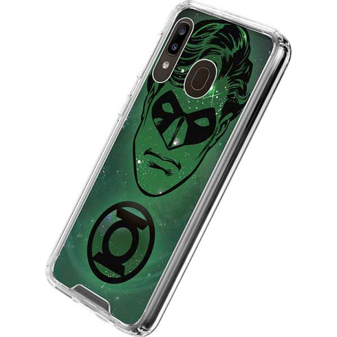DC Comics Green Lantern Cosmic Portrait Galaxy A30 Clear Case