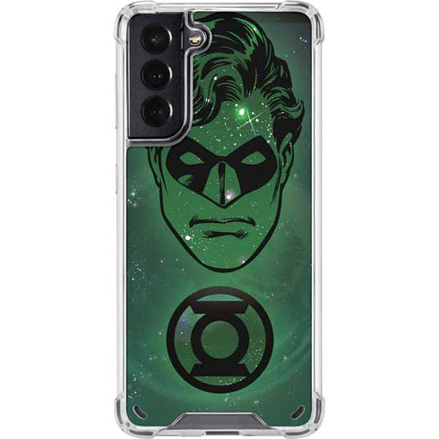 DC Comics Green Lantern Cosmic Portrait Galaxy S21 5G Clear Case