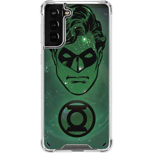 DC Comics Green Lantern Cosmic Portrait Galaxy S21 Plus 5G Clear Case