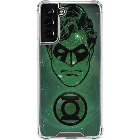DC Comics Green Lantern Cosmic Portrait Galaxy S22 Plus Clear Case