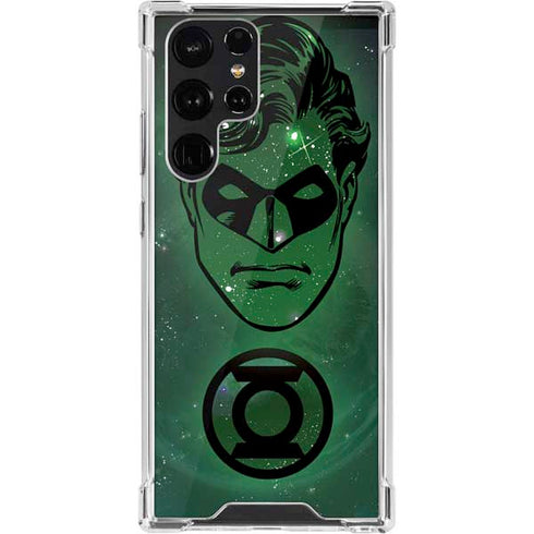 DC Comics Green Lantern Cosmic Portrait Galaxy S22 Ultra Clear Case