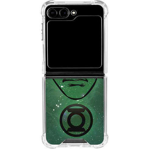 DC Comics Green Lantern Cosmic Portrait Galaxy Z Flip5 5G Clear Case