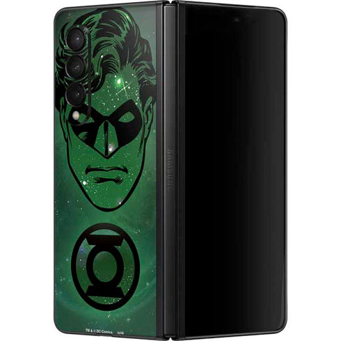DC Comics Green Lantern Cosmic Portrait Galaxy Z Fold3 5G Skin