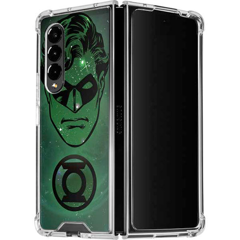 DC Comics Green Lantern Cosmic Portrait Galaxy Z Fold4 5G Clear Case