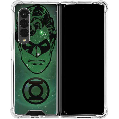 DC Comics Green Lantern Cosmic Portrait Galaxy Z Fold4 5G Clear Case