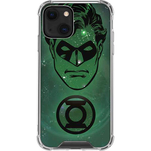 DC Comics Green Lantern Cosmic Portrait iPhone 14 Plus Clear Case
