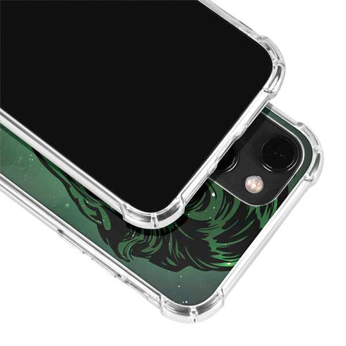 DC Comics Green Lantern Cosmic Portrait iPhone 14 Plus Clear Case