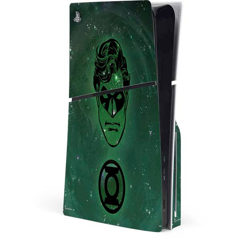 DC Comics Green Lantern Cosmic Portrait PS5 Slim Disk Console Skin