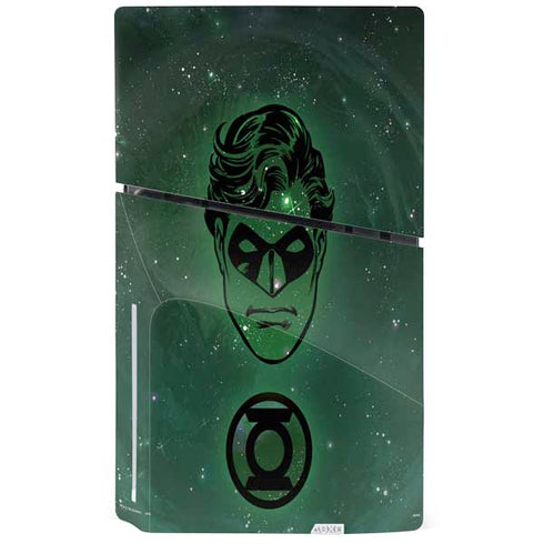 DC Comics Green Lantern Cosmic Portrait PS5 Slim Disk Console Skin