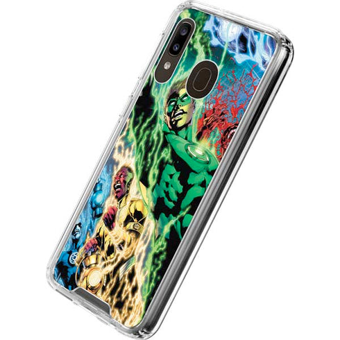 DC Comics Green Lantern Blackest Night Art work by Ivan Reis Galaxy A30 Clear Case