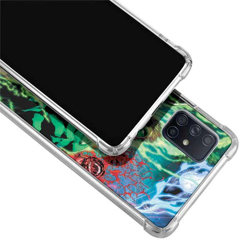 DC Comics Green Lantern Blackest Night Art work by Ivan Reis Galaxy A71 5G Clear Case