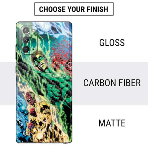 DC Comics Green Lantern Blackest Night Art work by Ivan Reis Galaxy Note20 5G Skin