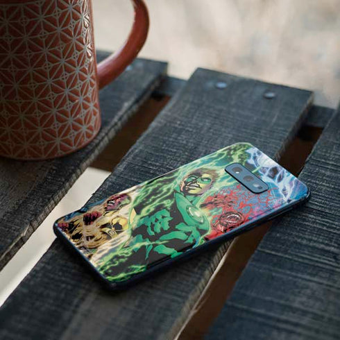DC Comics Green Lantern Blackest Night Art work by Ivan Reis Galaxy S10e Skin