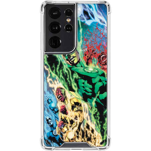 DC Comics Green Lantern Blackest Night Art work by Ivan Reis Galaxy S21 Ultra 5G Clear Case