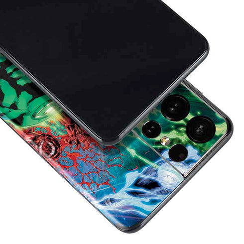 DC Comics Green Lantern Blackest Night Art work by Ivan Reis Galaxy S21 Ultra 5G Skin