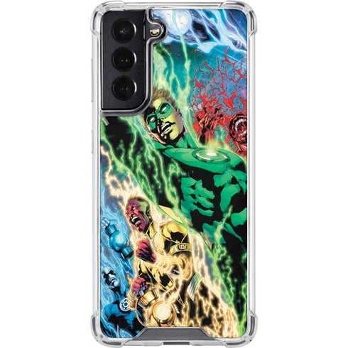 DC Comics Green Lantern Blackest Night Art work by Ivan Reis Galaxy S22 Clear Case