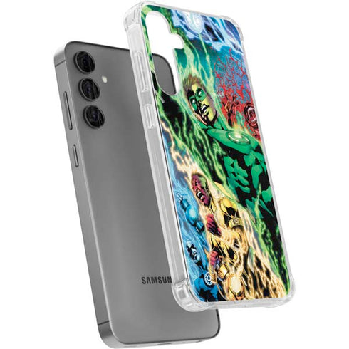 DC Comics Green Lantern Blackest Night Art work by Ivan Reis Galaxy S24 Plus Clear Case