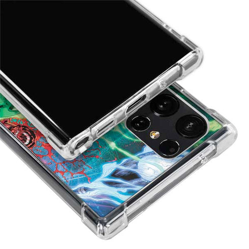 DC Comics Green Lantern Blackest Night Art work by Ivan Reis Galaxy S24 Ultra Clear Case