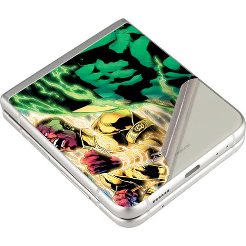 DC Comics Green Lantern Blackest Night Art work by Ivan Reis Galaxy Z Flip3 5G Skin