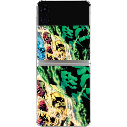 DC Comics Green Lantern Blackest Night Art work by Ivan Reis Galaxy Z Flip4 5G Skin