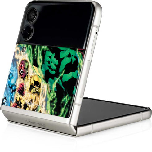 DC Comics Green Lantern Blackest Night Art work by Ivan Reis Galaxy Z Flip4 5G Skin