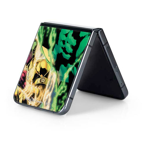 DC Comics Green Lantern Blackest Night Art work by Ivan Reis Galaxy Z Flip5 5G Skin