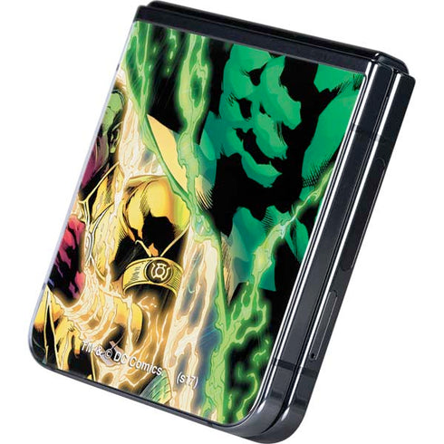 DC Comics Green Lantern Blackest Night Art work by Ivan Reis Galaxy Z Flip5 5G Skin