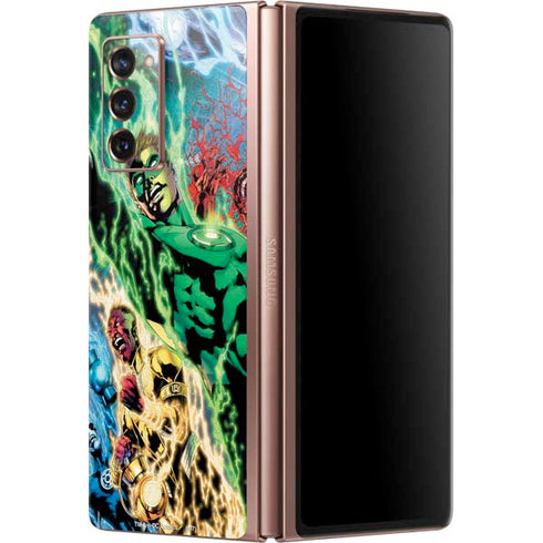 DC Comics Green Lantern Blackest Night Art work by Ivan Reis Galaxy Z Fold2 5G Skin