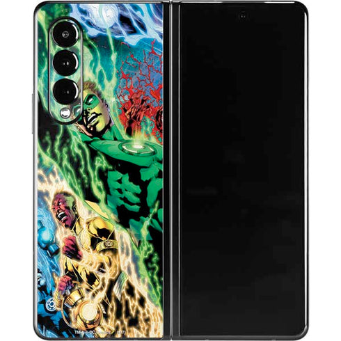 DC Comics Green Lantern Blackest Night Art work by Ivan Reis Galaxy Z Fold3 5G Skin